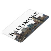 Baltimore MD Skyline mit Baltimore im Sky Magnet (Linke Seite)