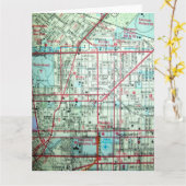 Baltimore, MD Vintage Karte (Gelbe Blume)
