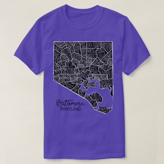 Baltimore Nachbarschaften T-Shirt (Design vorne)
