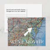 Baltimore Neue Adressankündigung Ankündigungspostkarte (Vorne/Hinten)