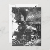 Baltimore & Ohio Eisenbahn Dampflokomotive Postkarte (Vorne/Hinten)