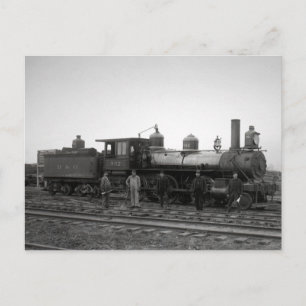 Baltimore & Ohio Railroad Motor # 932 - Vintag Postkarte