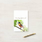 Baltimore Oriole 1 Post-it Klebezettel (Auf Schreibtisch)