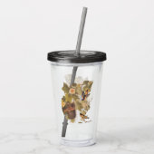 Baltimore Oriole Audubon Birds in Poplar Tree Acryltrinkbecher (Rückseite)