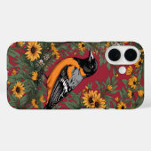 Baltimore Oriole Bird And Black Eyed Susan Flowers Case-Mate iPhone Hülle (Rückseite (Horizontal))
