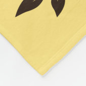 Baltimore Oriole Bird auf dem Zweig Fleecedecke (Ecke)