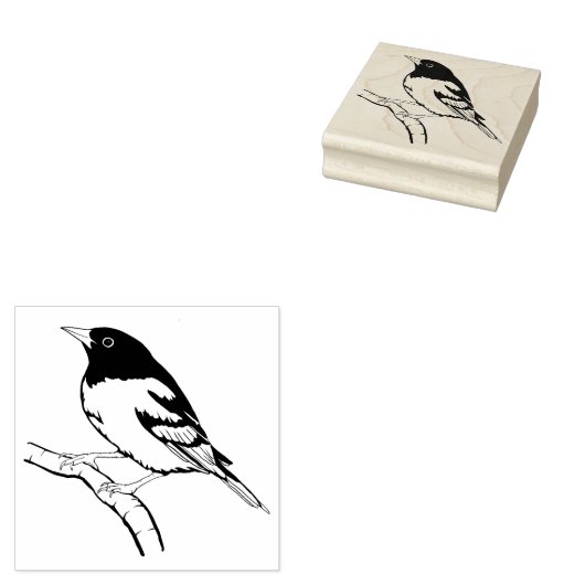 Baltimore Oriole Bird Gummistempel (Stempel)