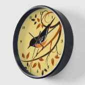 Baltimore Oriole Bird Uhren (Winkel)
