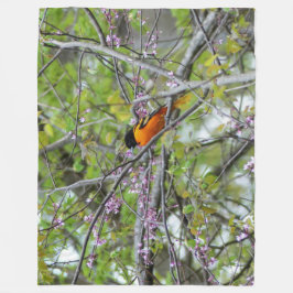 Baltimore Oriole Fleecedecke