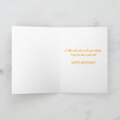 Baltimore Oriole, Geburtstag Karte (Innenseite)