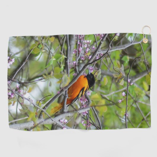 Baltimore Oriole Golfhandtuch (Horizontal)