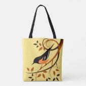 Baltimore Oriole in Baumzweig Tasche (Rückseite)