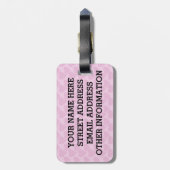 Baltimore Oriole Liebe Gepäckanhänger (Rückseite vertikal)