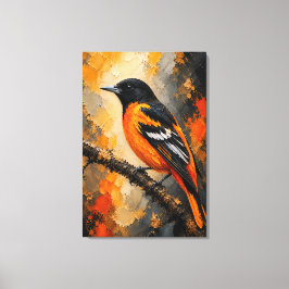 Baltimore Oriole Luxus-Leinwanddruck Leinwanddruck