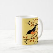 Baltimore Oriole Stilvolles Vogeldesign Kaffeetasse (VorderseiteRechts)