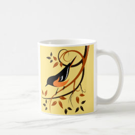 Baltimore Oriole Stilvolles Vogeldesign Kaffeetasse