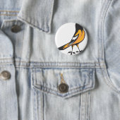 Baltimore Oriole-Vogel Button (Beispiel)