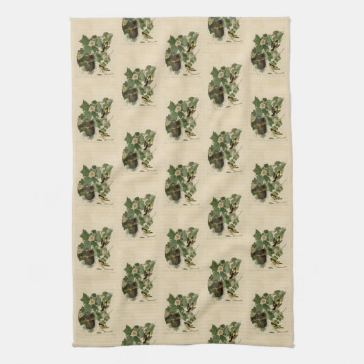 Baltimore Oriole - von Audubons Vögeln Amerikas Geschirrtuch (Vertikal)