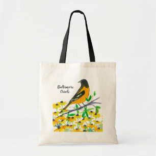 Baltimore Oriole Watercolor Bird Tragetasche