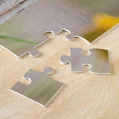 Baltimore Oriole Weibchen im Blumengarten Puzzle (Seite)