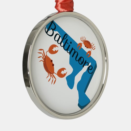 Baltimore Ornament Aus Metall (Rechts)