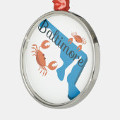 Baltimore Ornament Aus Metall (Links)