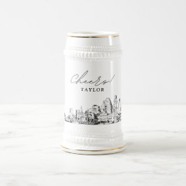 Baltimore Personalisiert Gift Ber Stein Bierglas