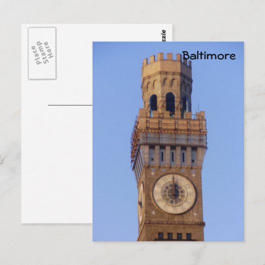 Baltimore Postkarte (Vorne/Hinten)