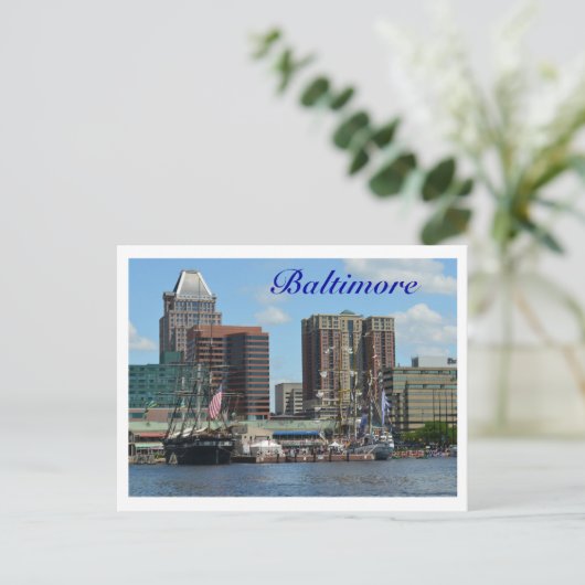 Baltimore Postkarte (Stehend Vorderseite)