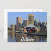 Baltimore Postkarte (Vorne/Hinten)