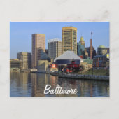 Baltimore Postkarte (Vorderseite)