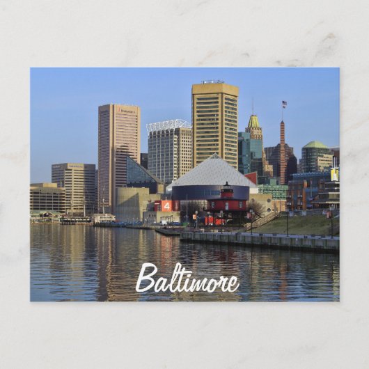 Baltimore Postkarte (Vorderseite)