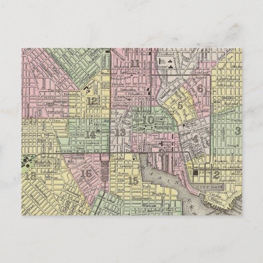 Baltimore Postkarte (Vorderseite)