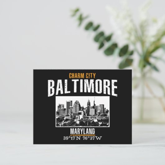 Baltimore Postkarte (Stehend Vorderseite)