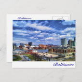Baltimore Postkarte (Vorne/Hinten)