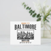 Baltimore Postkarte (Stehend Vorderseite)