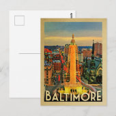 Baltimore-Postkarte Postkarte (Vorne/Hinten)