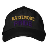 Baltimore Pride Cap Bestickte Kappe (Vorderseite)