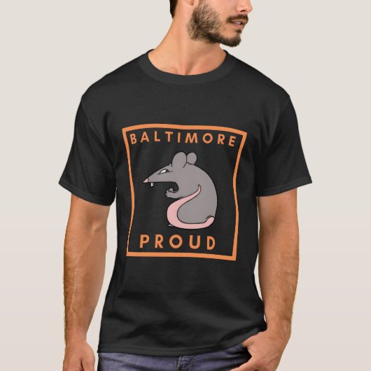 Baltimore Proud Rat T-Shirt (Vorderseite)