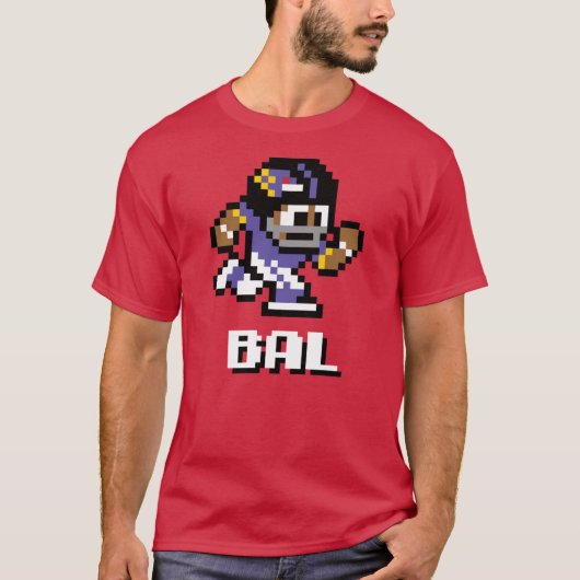 Baltimore Ravens Tecmo Super Bowl Player T-Shirt (Vorderseite)