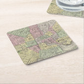 Baltimore Rechteckiger Pappuntersetzer (angewinkelt)