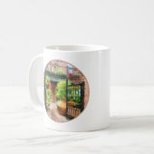 Baltimore - Restaurant-Innenhof Fells Point Kaffeetasse (Vorderseite Links)