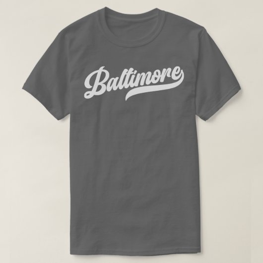 Baltimore Retro Baltimore Ravens T-Shirt (Design vorne)