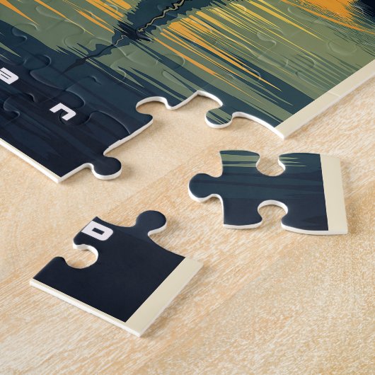 Baltimore Retro Travel Puzzle (Seite)