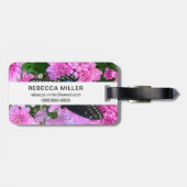 Baltimore Schmetterling Gepäckanhänger (Rückseite horizontal)