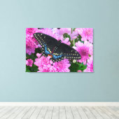 Baltimore Schmetterling Leinwanddruck (Insitu (Holzboden))