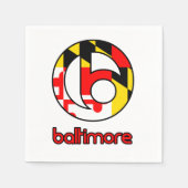 Baltimore Serviette (Vorderseite)
