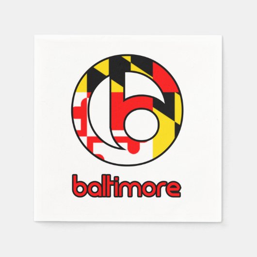 Baltimore Serviette (Vorderseite)
