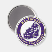 Baltimore Sessel Quarterback Football Magnet (Vorderseite/Rückseite)