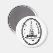 Baltimore Siegel Magnet (Vorderseite/Rückseite)
